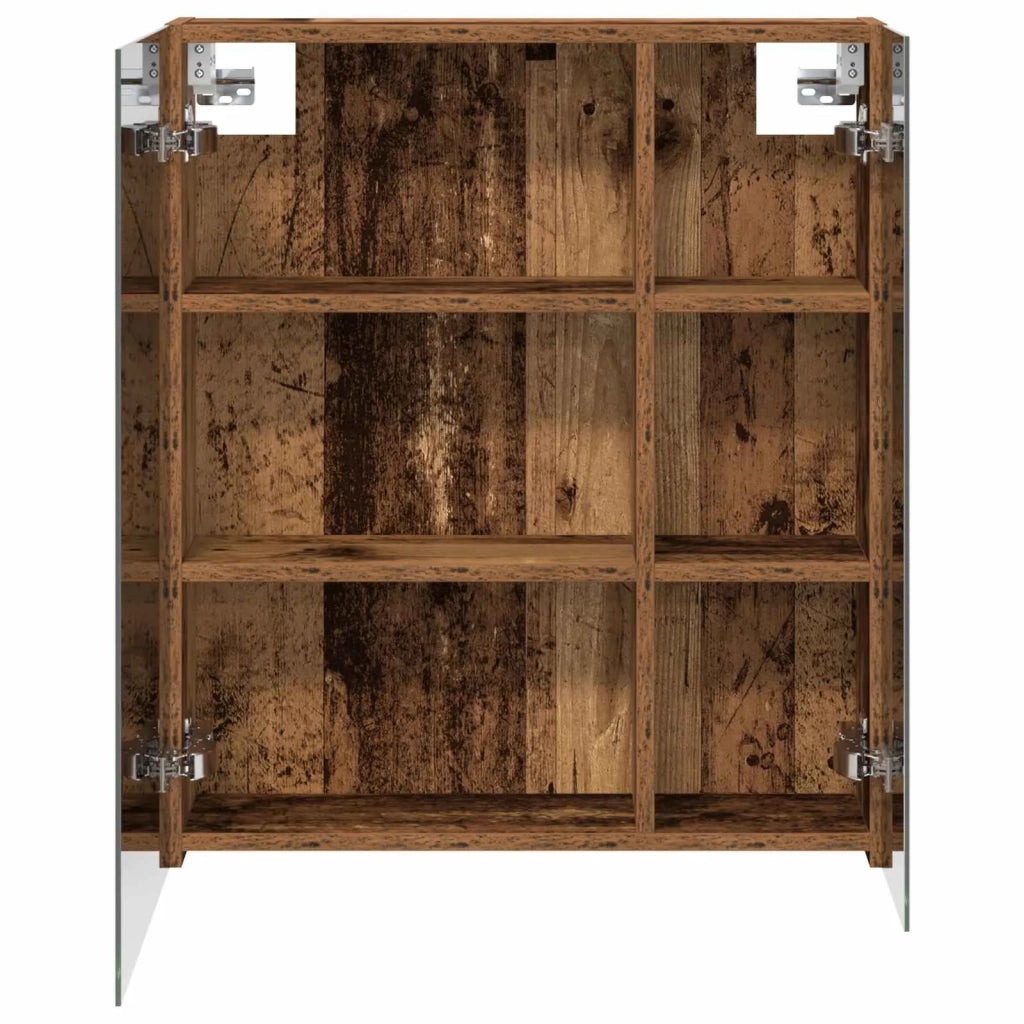 Mobiletto per specchio da bagno Legno vecchio 60 x 14,5 x 70 cm 889061