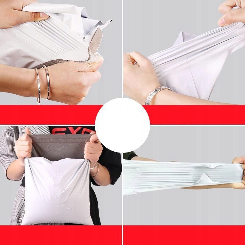 Buste per Spedizioni Bianche 400 x 600 mm 100 Pezzi – LDPE Resistente, Impermeabile
