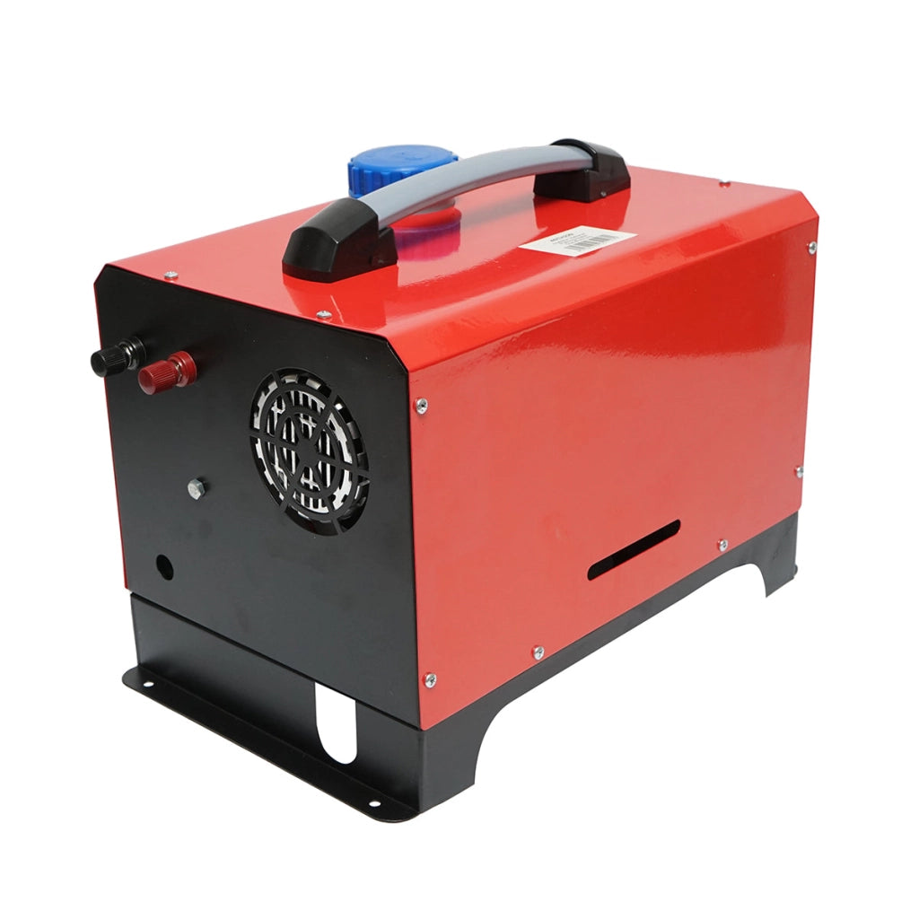 Riscaldatore stazionario silenzioso portatile 12–24V, 5 kW, display LCD, telecomando e candela Kyocera, made in Japan
