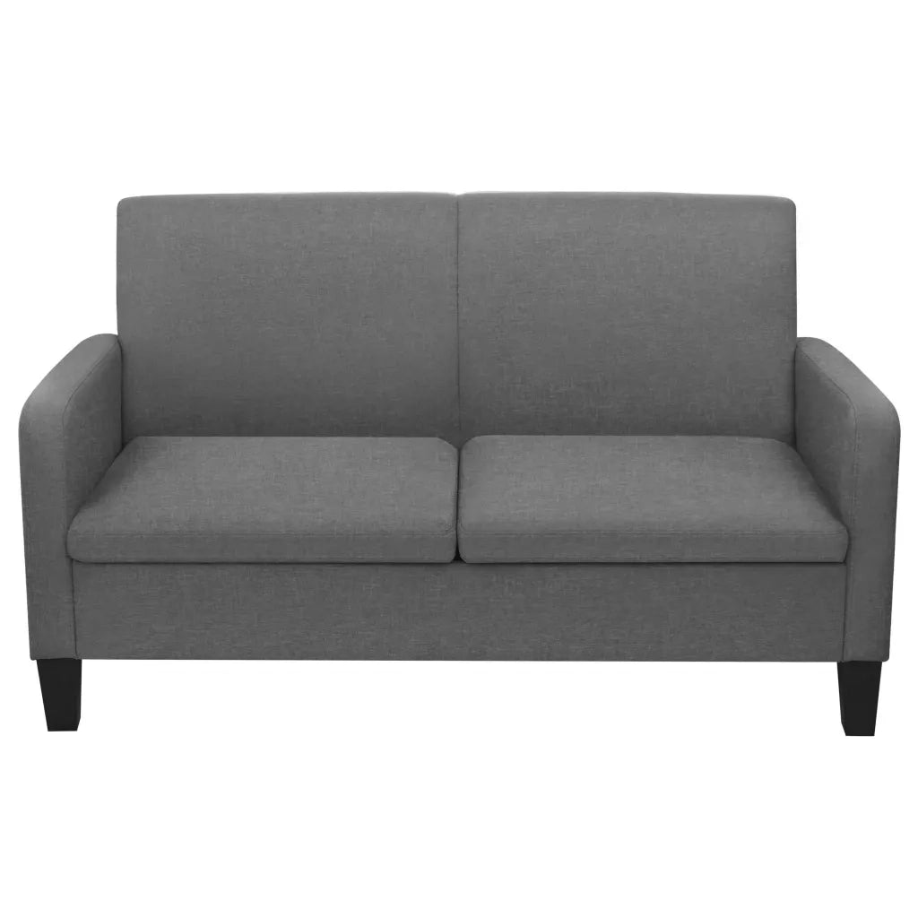Divano a 2 Posti-Sofa 2 Posti 135x65x76 cm Grigio Scuro