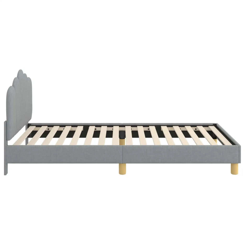 Struttura letto bambini con testata Grigio chiaro 80 x 200 cm 42011049