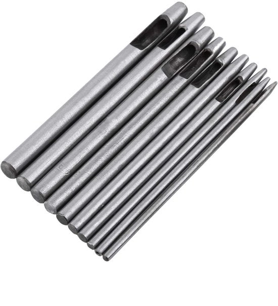 Perforatrice a 10 st - Set di perforatrici in pelle - Perforatrice per gatti