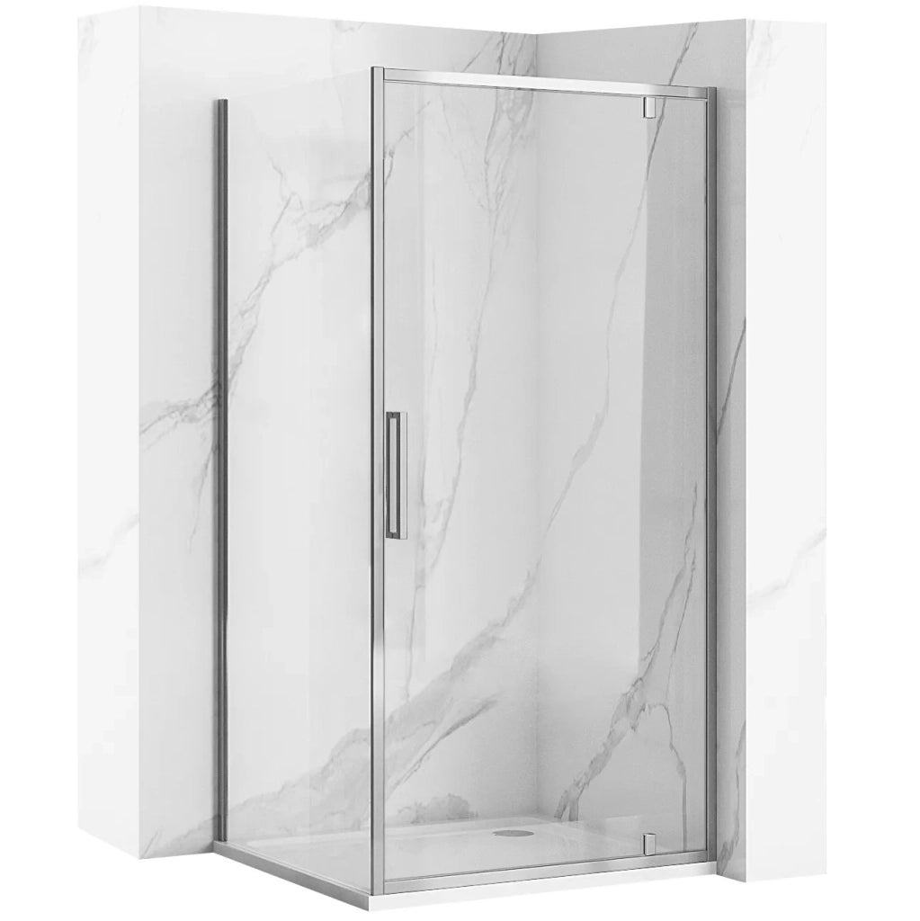 Cabina Doccia Rea Rapid Swing Chrom 100x80