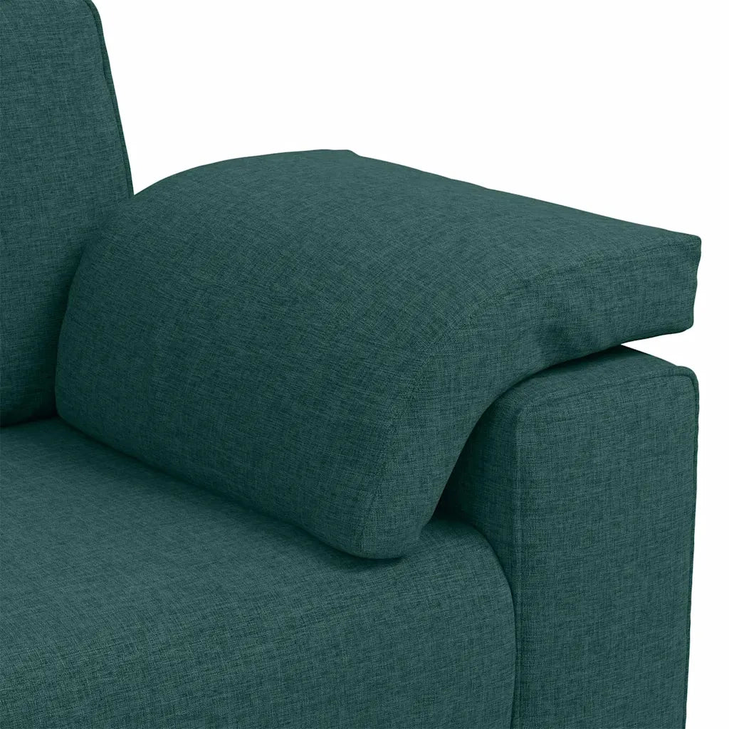 Divano 3-Persone Verde Scuro 220 cm Tessuto 4105242