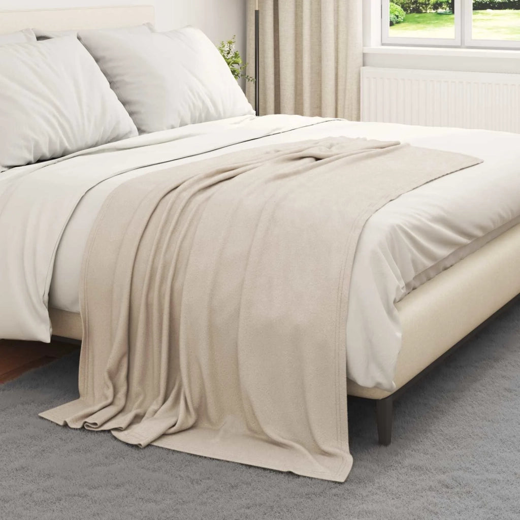 Coperte da Pile 24 pcs Beige 170 x 130 cm Panno 42017085