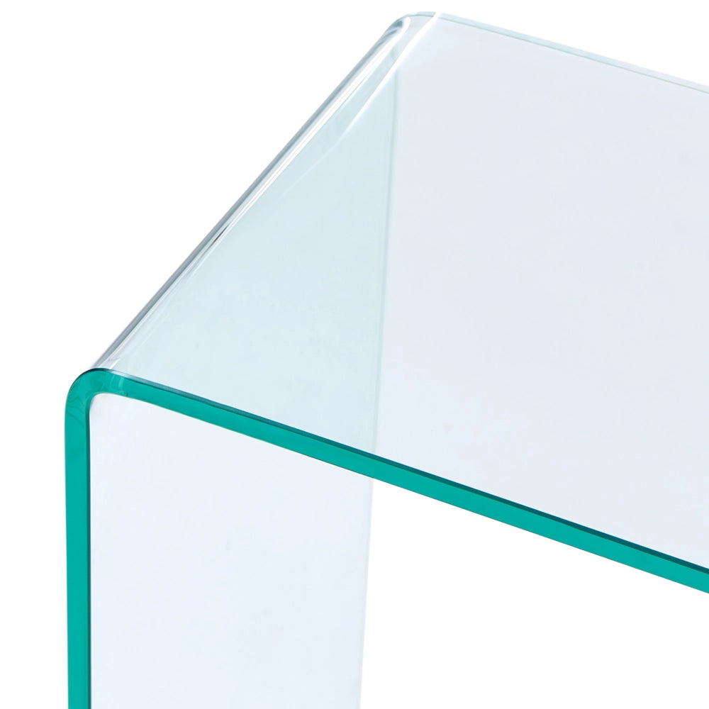 Consolle Trasparente 90 x 30 cm Rettangolare stile Minimalista