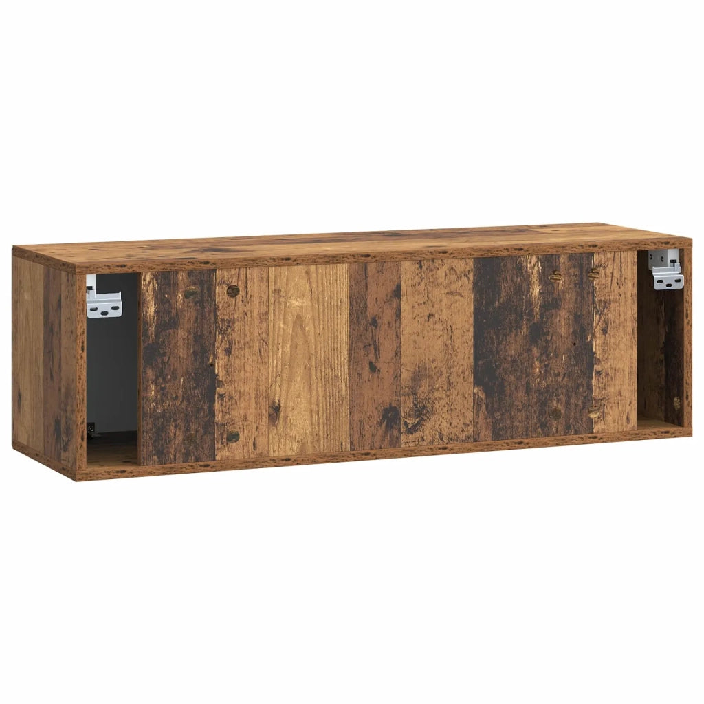 Mobile TV da Muro | Armadietto TV | Mobile Porta TV Legno antico 98 x 31 x 30 cm