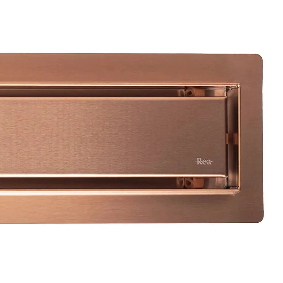 Scarico Lineare Neox Brush Copper 60