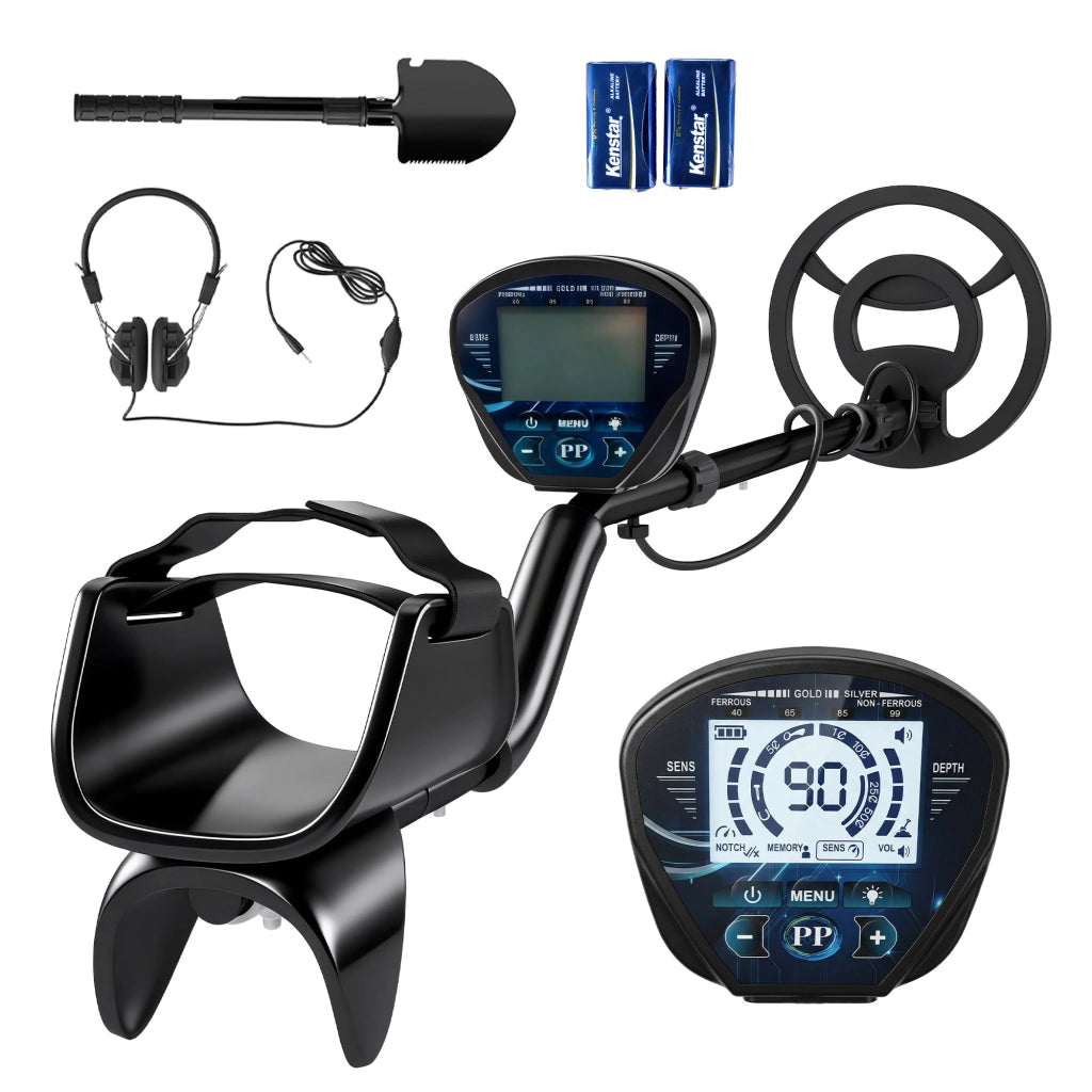 Metal Detector 3 Modalit¨¤ Adulti, Bobina Impermeabile IP68, Display LCD