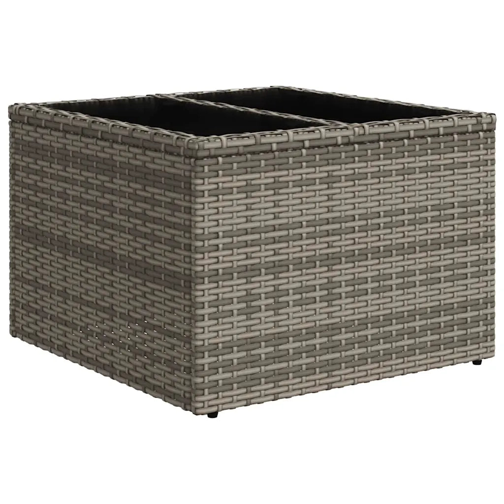 Set Divano da Giardino 6 pz con Cuscini Grigio in Polyrattan 3325377