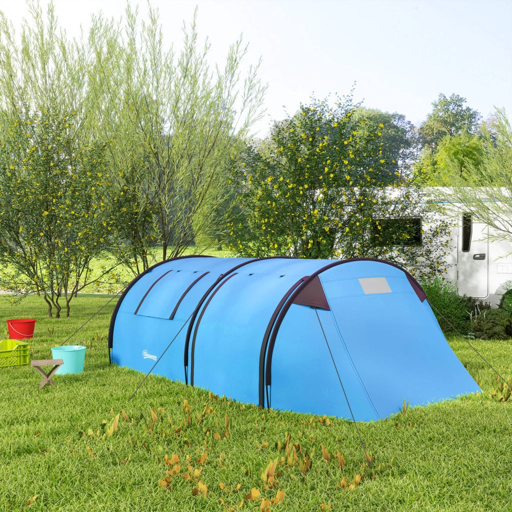 Tenda da campeggio 3-4 persone impermeabile ¨C Xylo ¨C Blu cielo 3000mm colonna d'acqua