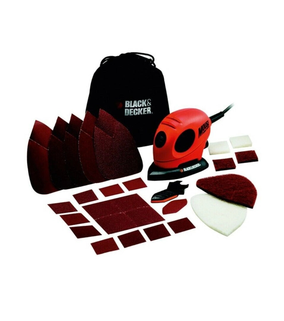 Levigatrice Multifunizoni Mouse Rossa 55W-12 Ka161Bc-Qs - Black E Decker