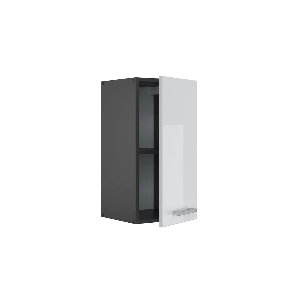 Vicco Pensile da cucina Bianco lucido 30 cm