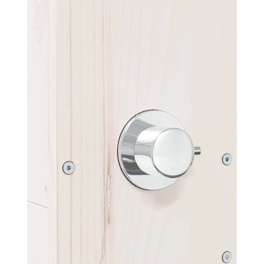 Doccia da esterno 210 cm Legno massello di pino e acciaio inox 886357