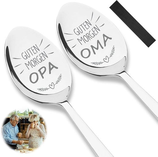 Lepello per caffè da 19 cm - Acciaio inossidabile - Inciso - Liscio - Manico comodo - Superficie lucidata - Set di utensili da cucina