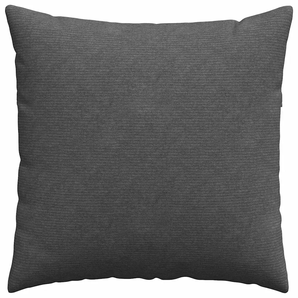 Cuscini da Divano 2 pz-Set di 2 Cuscini per Sofa Grigio scuro 80 x 80 cm 364099