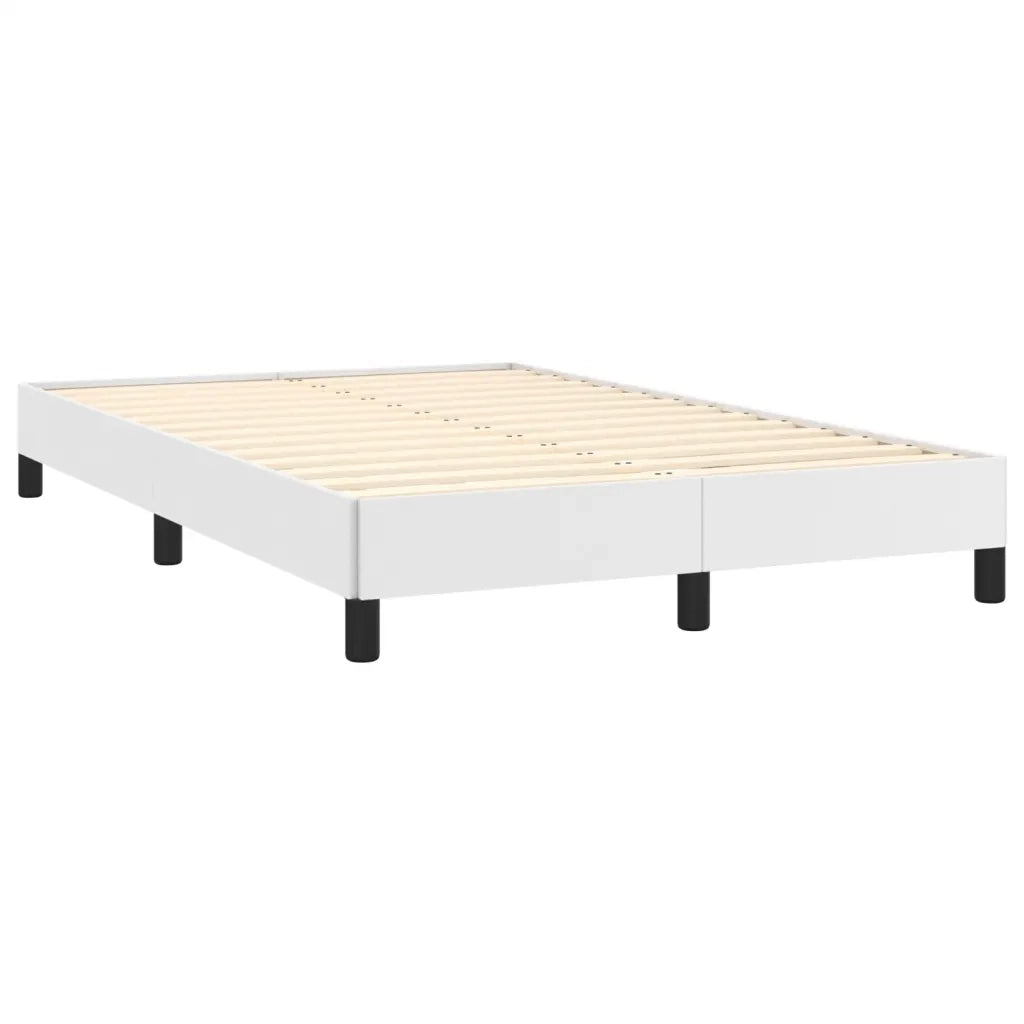 Giroletto senza Materasso Bianco 120x190 cm Similpelle 379497