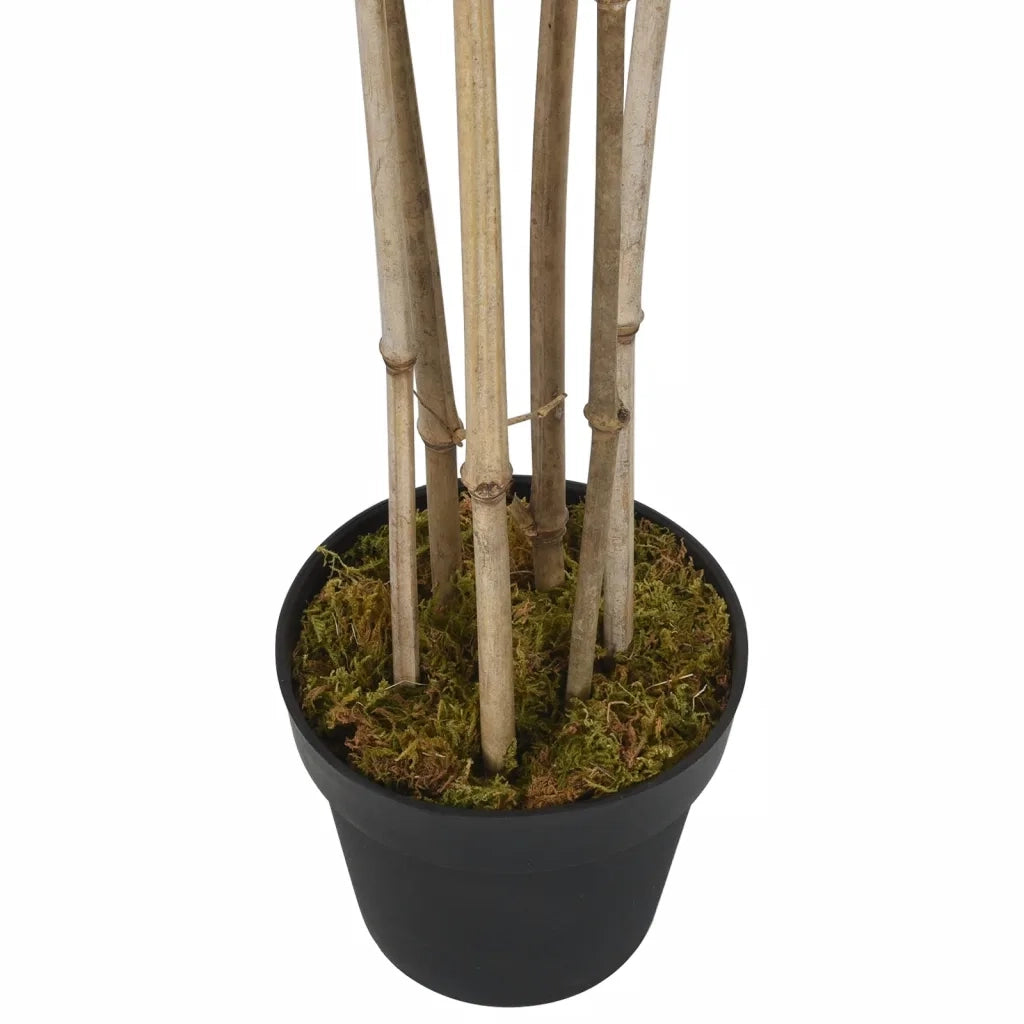 Albero Bambù Artificiale 1380 Foglie 200 cm Verde 358962