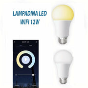 Trade Shop - Lampadina Smart Led Wifi E27 12w 2700k 6400k Dimmerabile Ios Android Alexa Google -