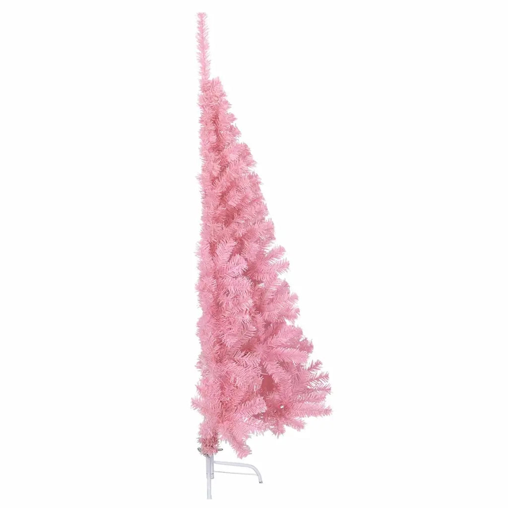 Albero di Natale artificiale con luci integrate Rosa 120 cm PVC 3397055