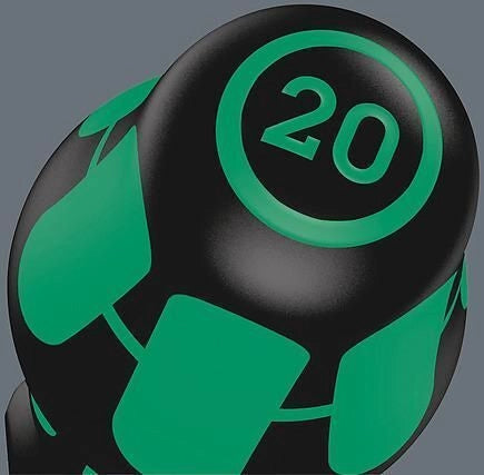 Wera 05223161001 367-7 Cacciaviti TORX con Funzione di Tenuta 7 Pezzi con Supporto colore Nero