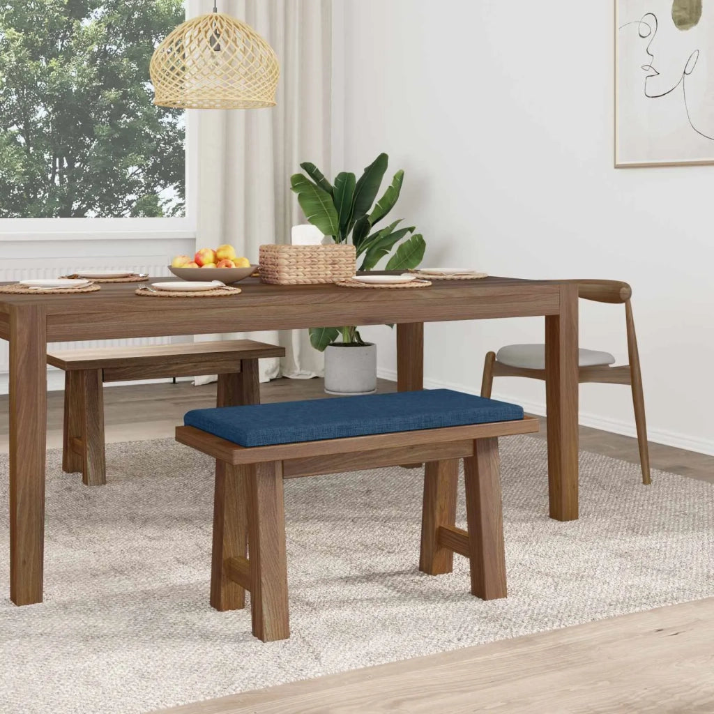 Cuscino per panchina Tessuto Blu Profondità 35 cm 42043247