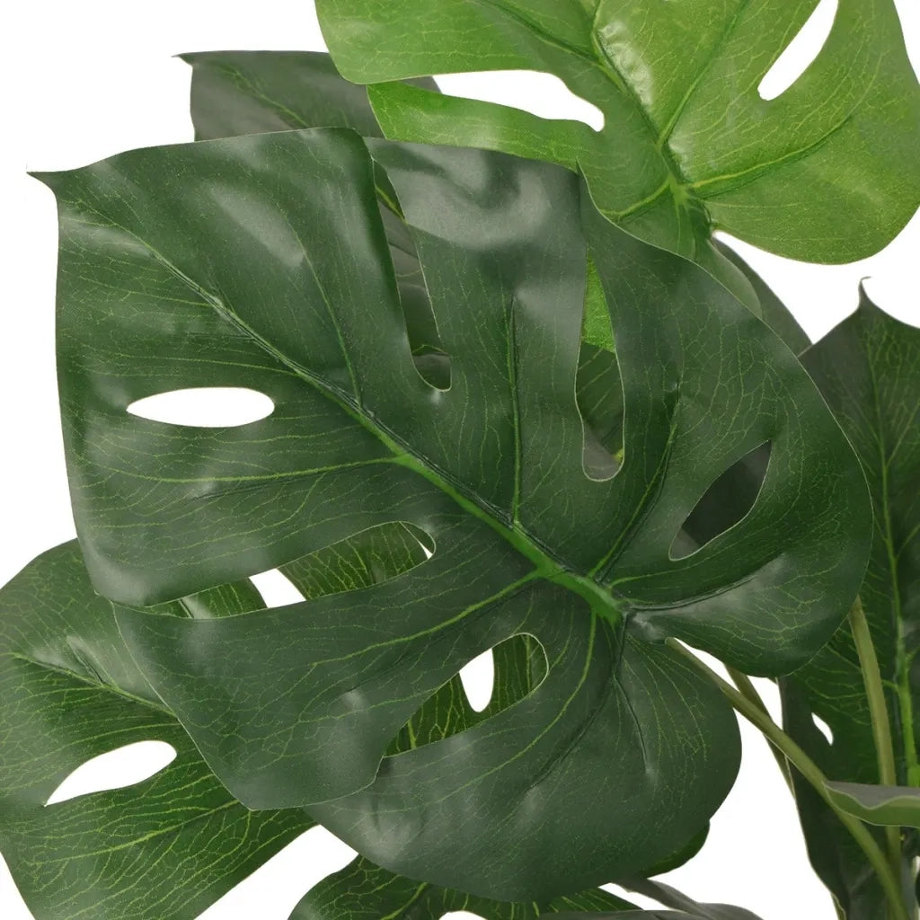 Monstera Pianta Artificiale con Vaso 70 cm Verde CFW4237247
