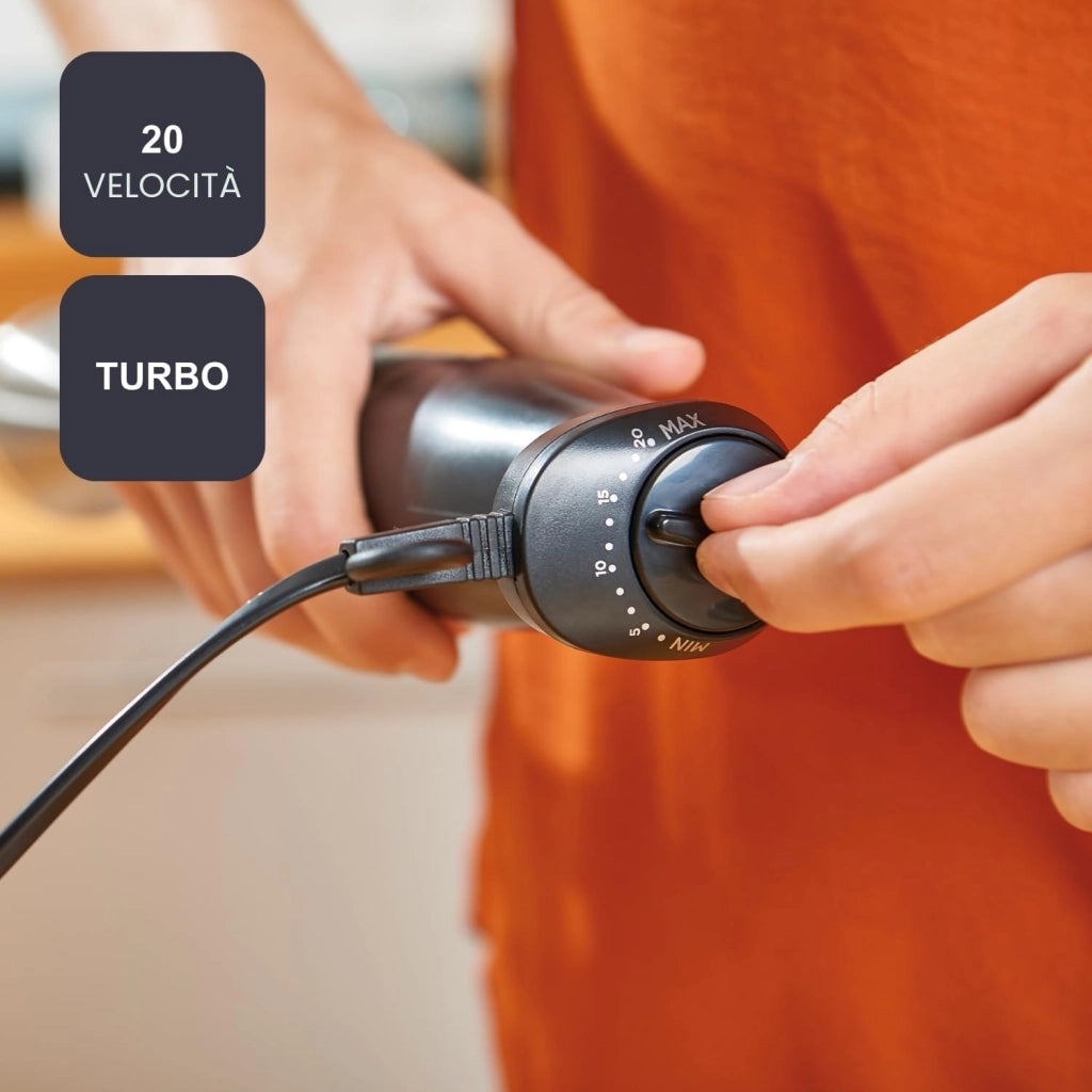 Frullatore ad Immersione BXHBA1200E 1200 W con Accessori Black+Decker