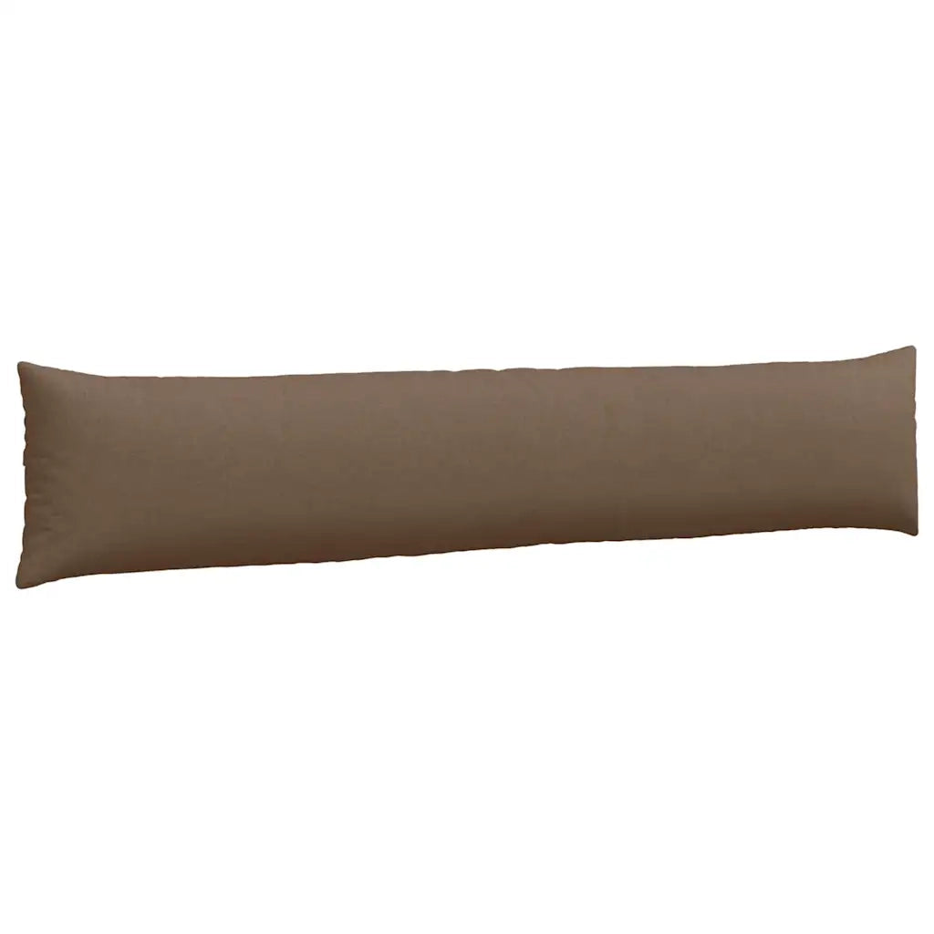 Cuscini da Divano 2 pcs Marrone 200 x 40 cm Tessuto 42013872