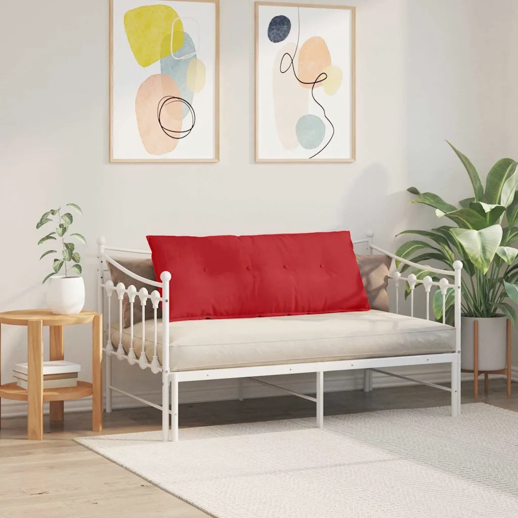Cuscino per Schiena | Cuscino dorsale Rosso 120 x 19 x 50 cm Tessuto