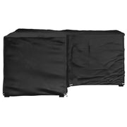 Copertura Mobili da Giardino a L 12 Occhielli 185x185x90 cm 319314