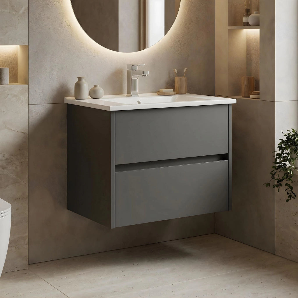Mobile lavabo "Arno 65" - 65 x 45 x 52 cm - Antracite