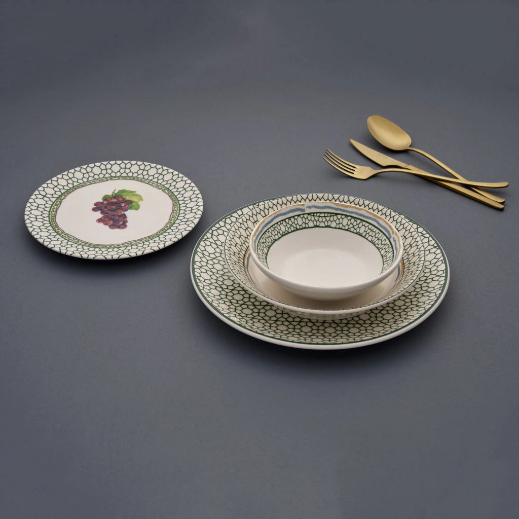 Nolinoba, Servizio Piatti set da 24, Multicolore