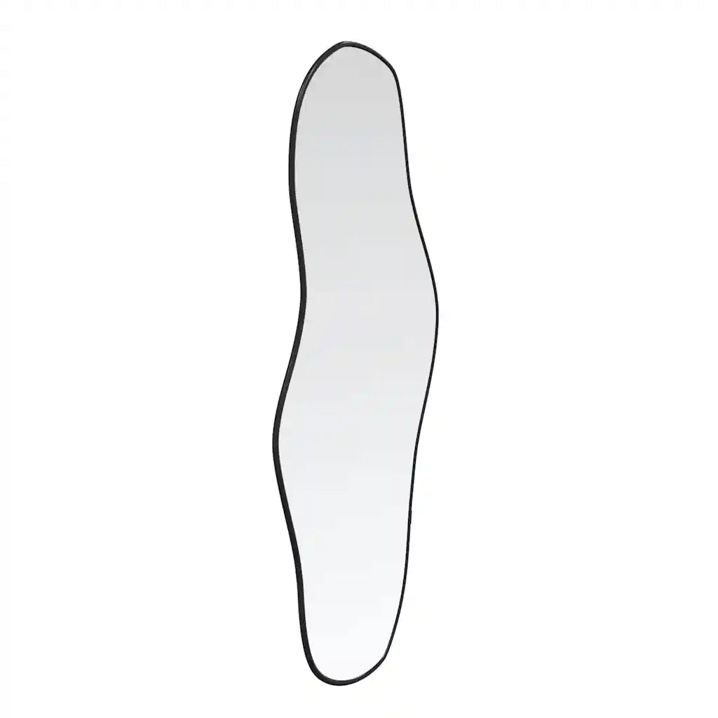 Specchio da Parete | Specchio decorativo Nero 70x30 cm