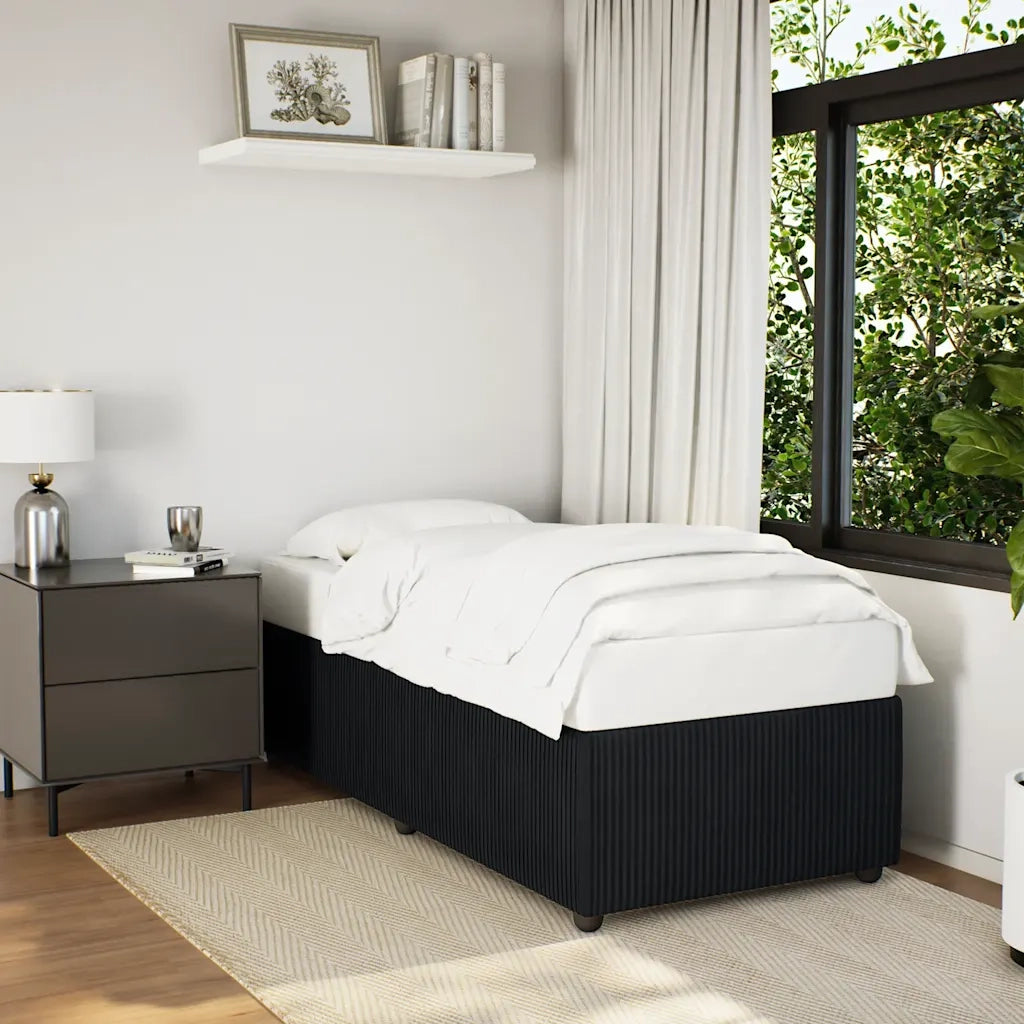 Giroletto Nero 80x200 cm in Velluto