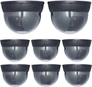 Dome di Sorveglianza con Luce LED e Angolo di Visuale Regolabile - Camera di Sicurezza Nero