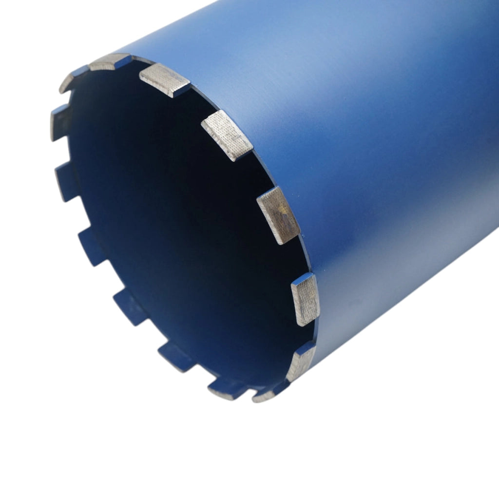 Corona diamantata 200x450mm con filettatura interna 1-1/4 UNC, foratura a umido per calcestruzzo, mattoni Breckner Germany