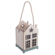 PORTA CANDELA CASETTA SMALL IN LEGNO