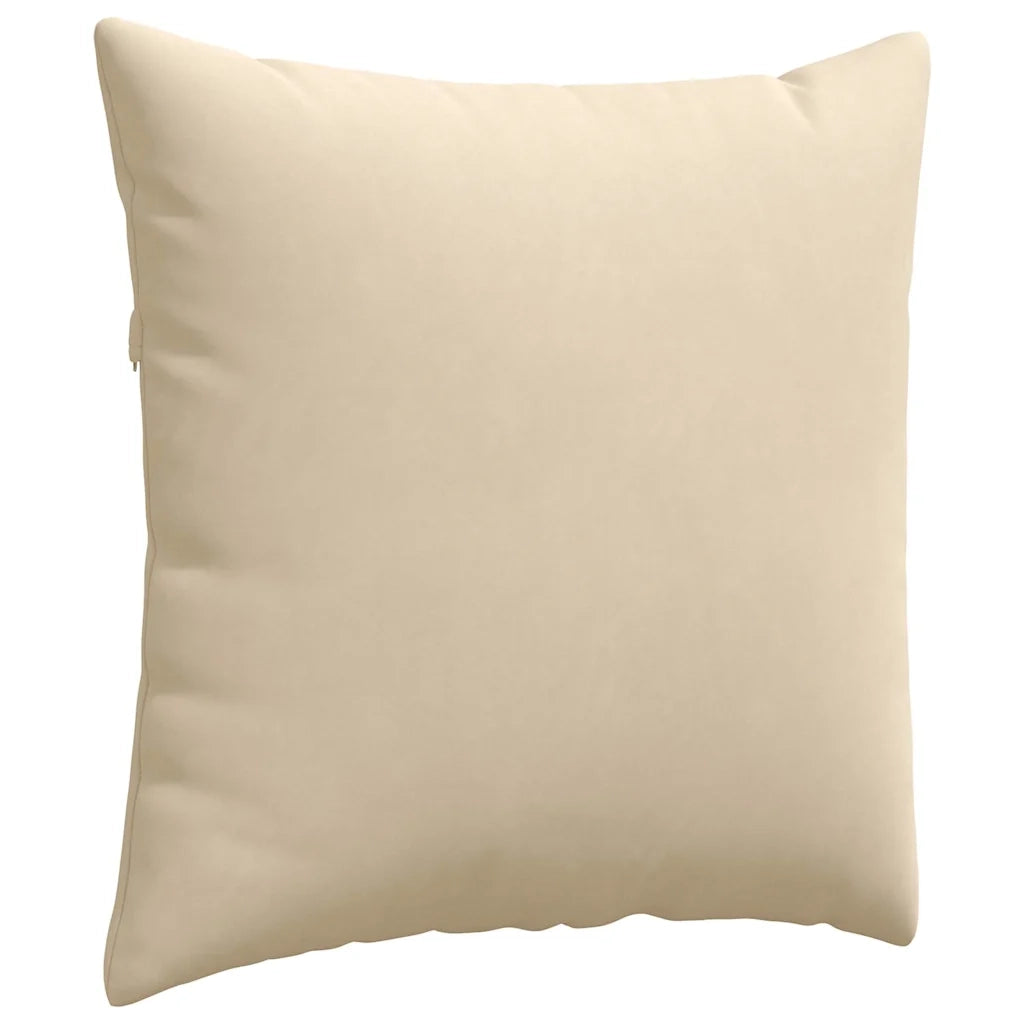 Cuscini da Divano 2 pcs Crema 60 x 60 cm Tessuto 42014030