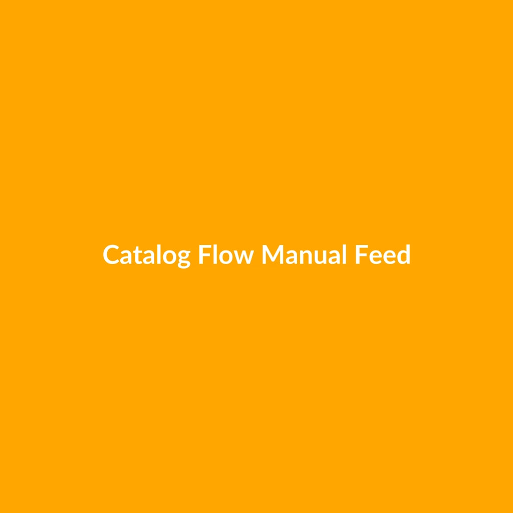 Catalog Flow First Manual Override Publish Product