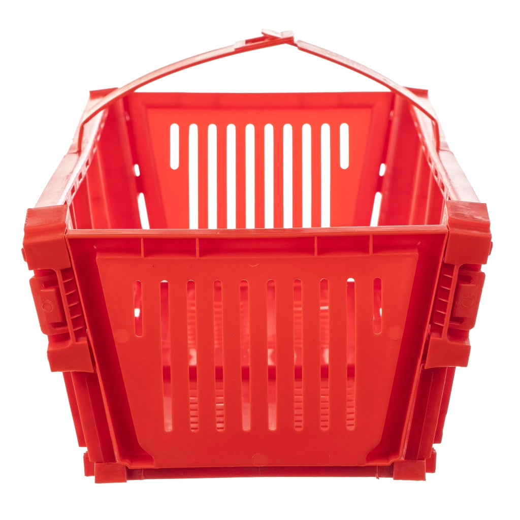 Cesto pieghevole KADAX per frutta e fragole, in plastica, 2 kg