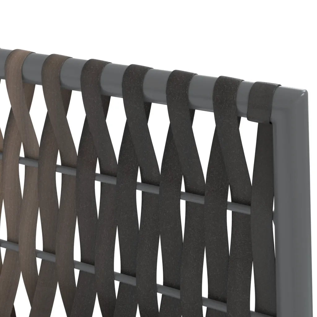 Set Pranzo da Giardino 5pz con Cuscini in Polyrattan e Acciaio 3187053