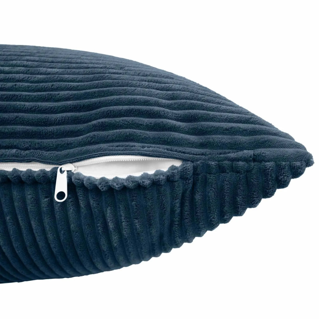 Federa 2 pcs ALMELO Blu navy 45 x 45 cm corduroy 914773