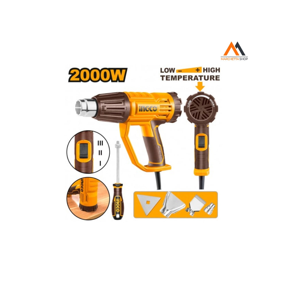 TERMOSOFFIATORE 2000W C/ACCESSORI