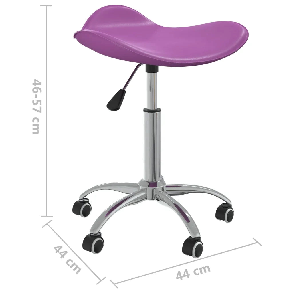 Sedia da Pranzo Girevole Viola in Similpelle 3088573