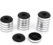 Pads Geluiddempenti per Supporti Speaker e Subwoofer 20 pezzi - Color Argento