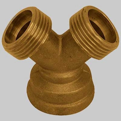 RACCORDO A Y OTTONE GIALLO  3/4     MADE IN ITALY