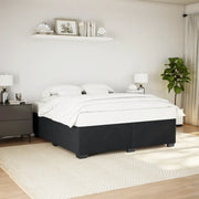Giroletto senza Materasso Nero 200x200 cm in Velluto 3284657