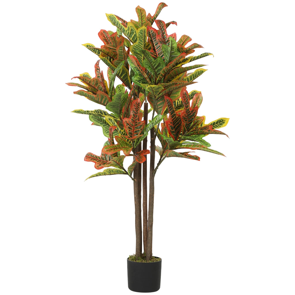 Pianta Artificiale Decorativa ¨C Minimal ¨C Multicolor con Vaso 120 cm