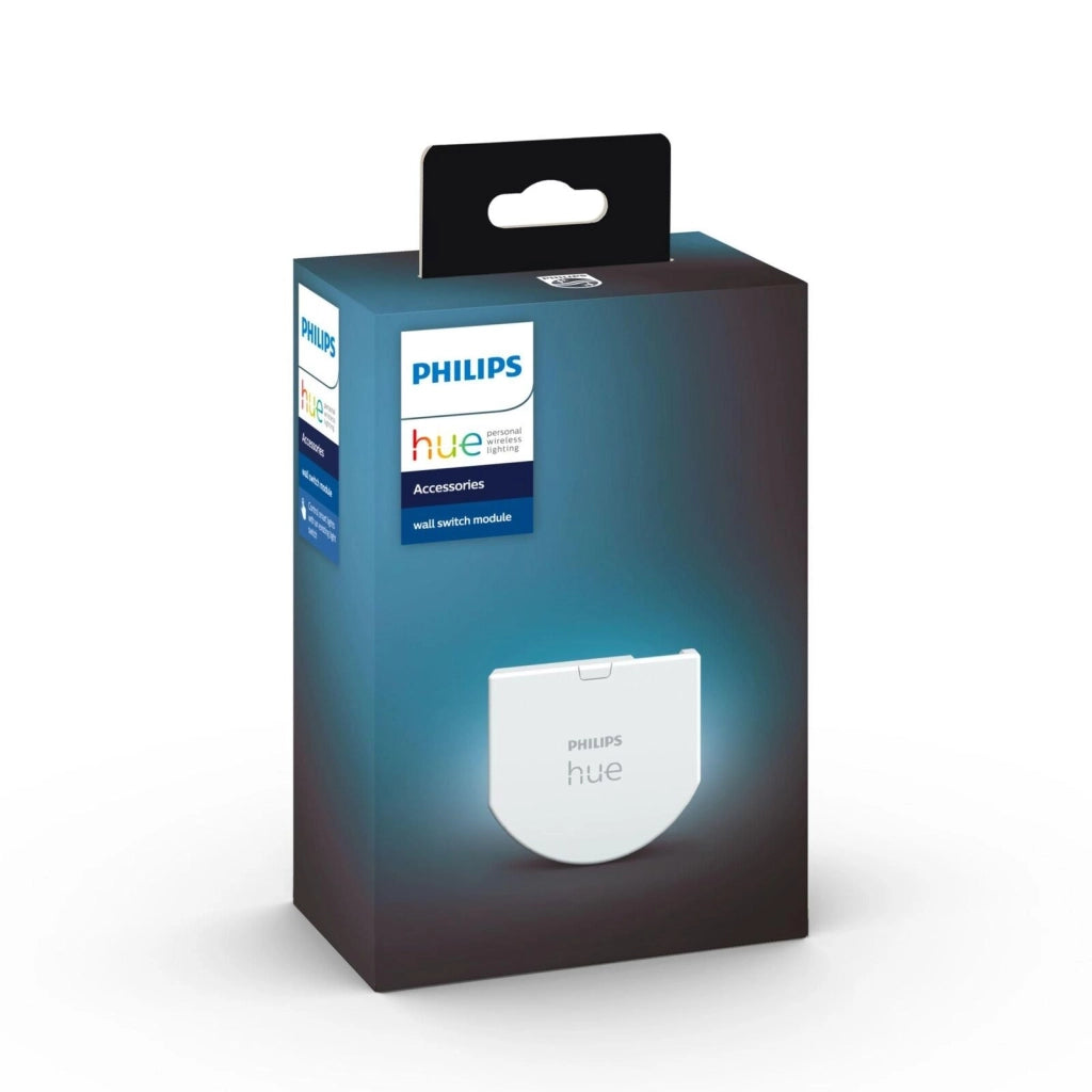 Philips 8719514318045 Wall Switch Module Philips Hue Interruttore a Parete Wireless per Illuminazione Connessa con App e Vocale compatibile con Alexa e Google Assistant colore Bianco